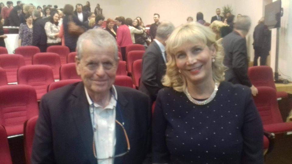 Medic, biochimist și profesor emerit în Israel, laureat al Premiului Nobel pentru Chimie, la un simpozion al UMF Cluj