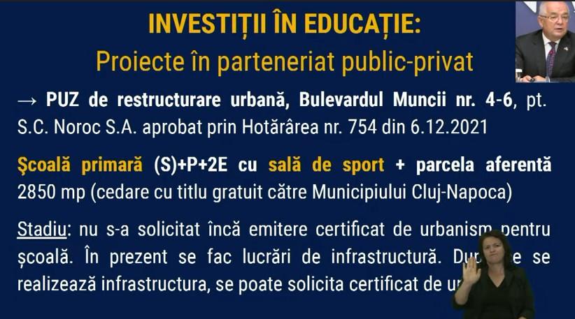 Ce investiții a făcut primăria în ȘCOLILE Clujului în ultimii 10 ani / Proiecte ÎN PREGĂTIRE