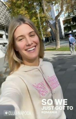 Tenismena Eugenie Bouchard, după o plimbare pe străzile din Cluj: "Abia am ajuns în România și sunt complet obsedată!"