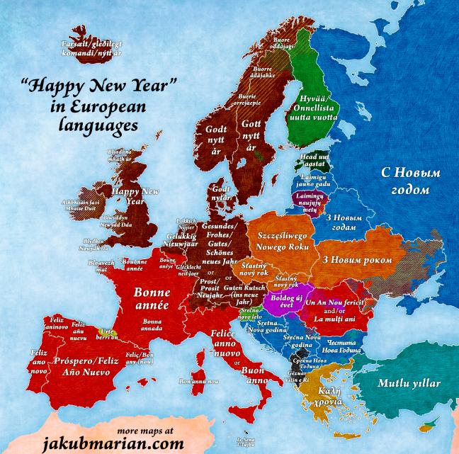 1 ianuarie 2023:”LA MULȚI ANI!” / Cum faci urarea în fiecare țară a Europei