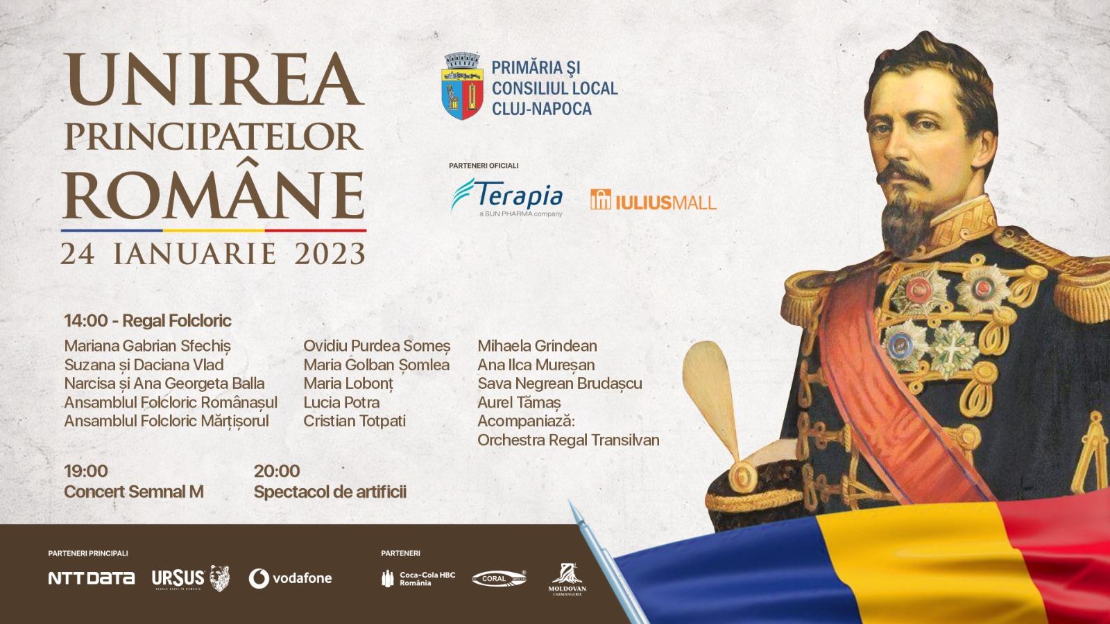 Programul evenimentelor pentru Mica Unire la Cluj-Napoca