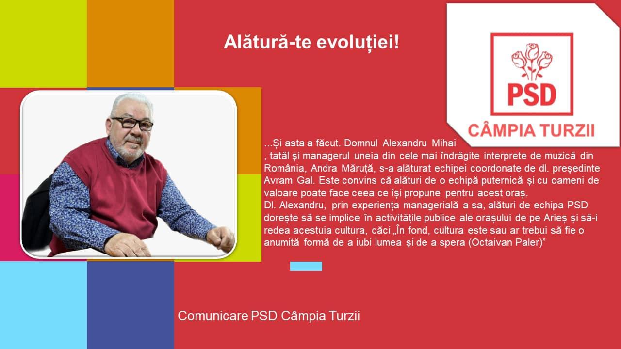 Mutare de răsunet în PSD Câmpia Turzii! Tatăl celebrei artiste Andra s-a înscris în partid