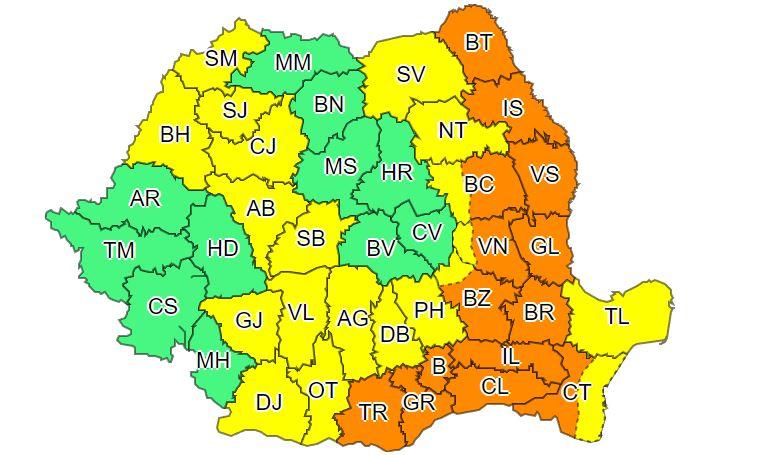 Nu scăpăm de caniculă! Clujul, sub avertizări COD PORTOCALIU și GALBEN în următoarele zile