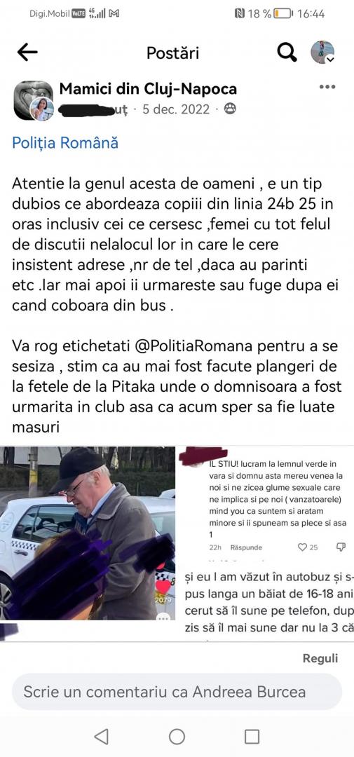 Bărbat acuzat de comportament nepotrivit într-un mall din Cluj-Napoca. Angajată: “Este un prădător sexual atât pentru fetițe cât și pentru băieți”