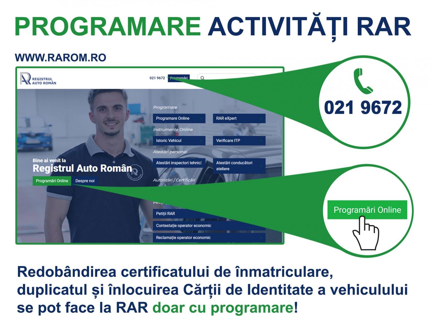 Atenție, șoferi! Reguli noi, la RAR. Operațiunile care se fac doar cu programare