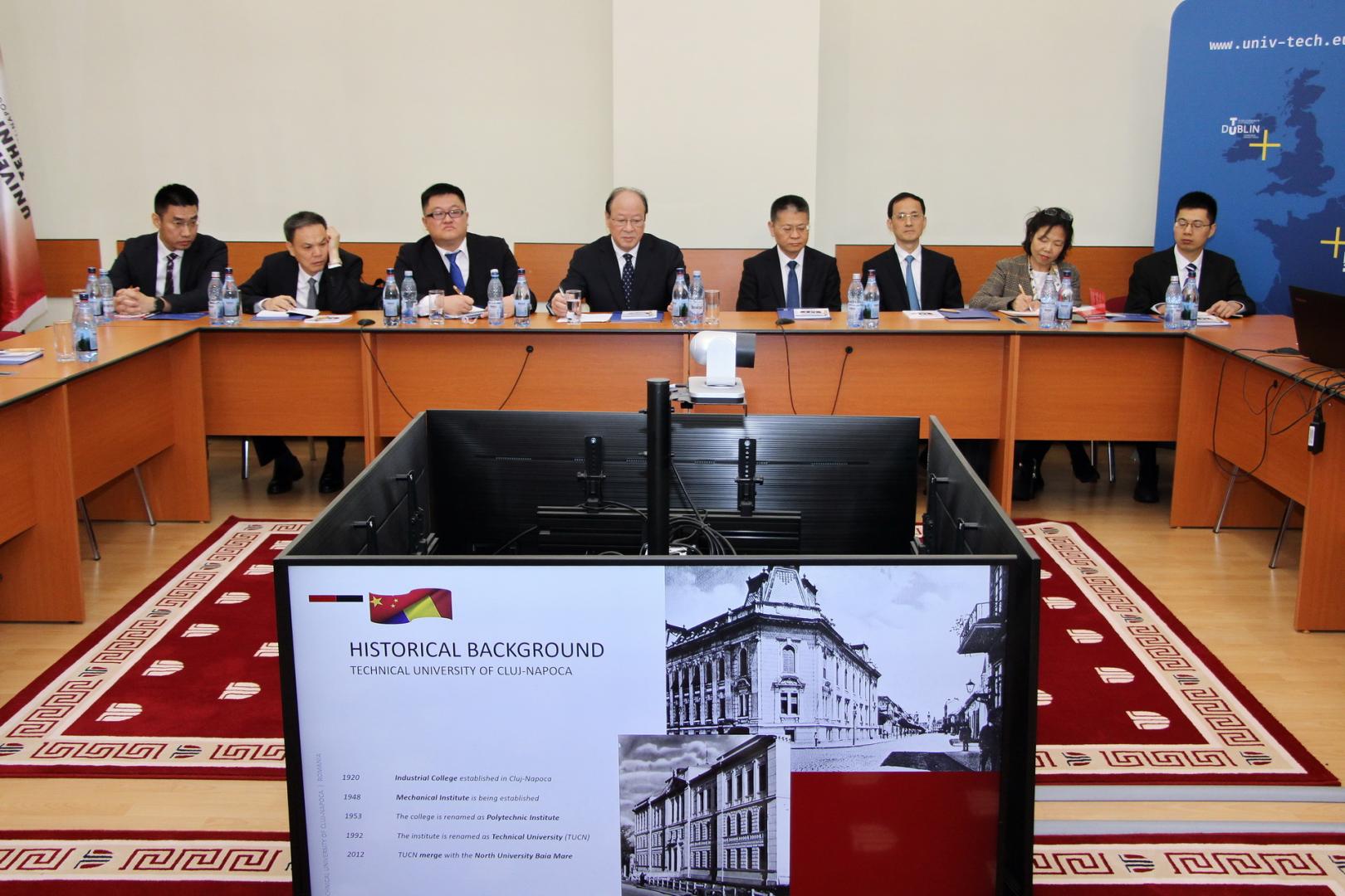 Universitatea Tehnică din Cluj-Napoca, vizitată de o delegație de reprezentanți ai orașului Ningbo din China