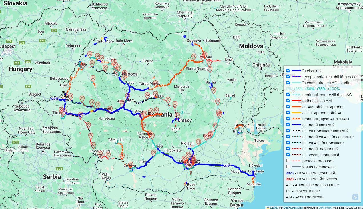 2024, an record pentru infrastructura din România? Câți km de drumuri de mare viteză ar putea fi inaugurați într-un scenariu FOARTE OPTIMIST