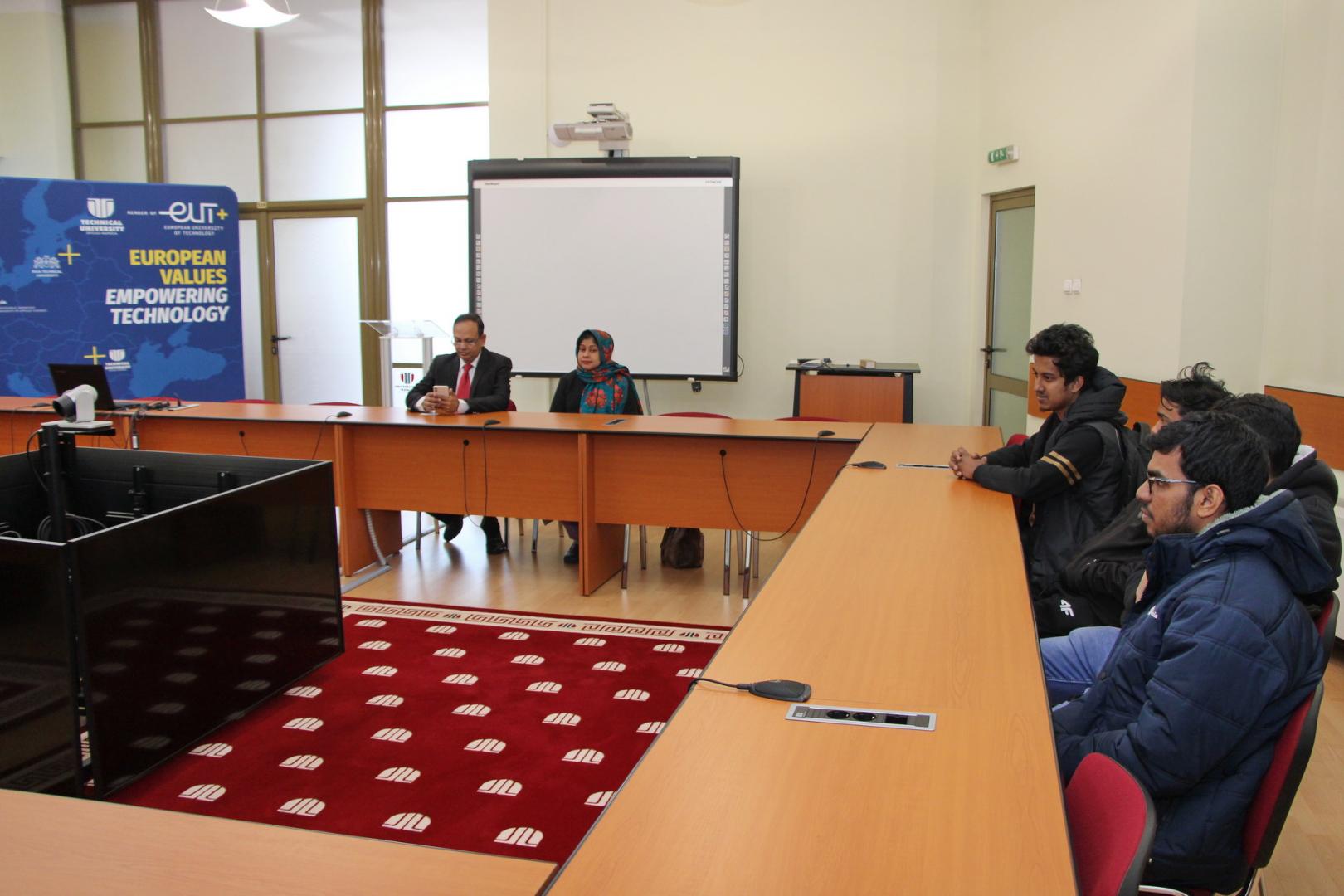 Ambasadorul Bangladeshului, în vizită la Universitatea Tehnică din Cluj-Napoca