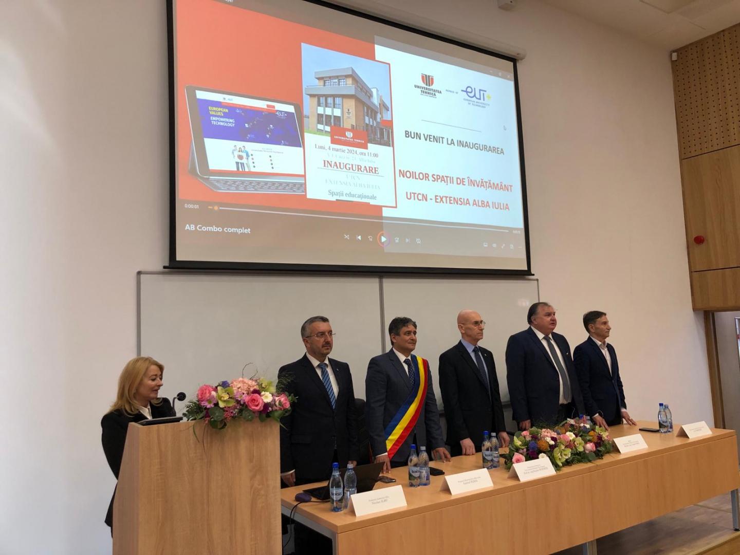 UTCN a inaugurat o nouă clădire în cadrul Extensiei Universitare Alba Iulia