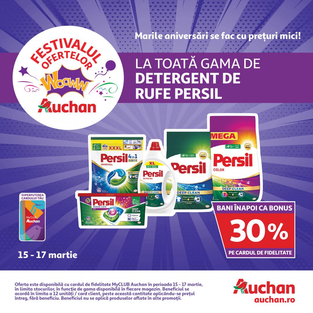 Oferte Wooww la Auchan în acest weekend, la cafea, detergent și multe altele