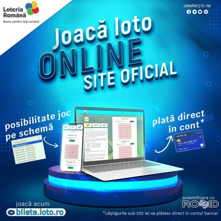 Bilete loto direct online. Loteria Româna lansează propria platformă de joc. Cum funcționează