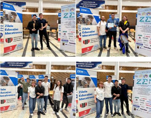 Premii importante câştigate de studenţii UTCN la Olimpiada Naţională de Mecatronică