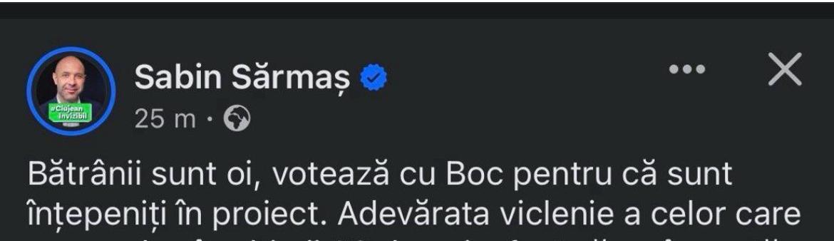 Daniel Buda, atac „cu talpa” la Sabin Sărmaș: „Astfel de mincinoși și ipocriți n-au ce căuta în spațiul opiniei publice”
