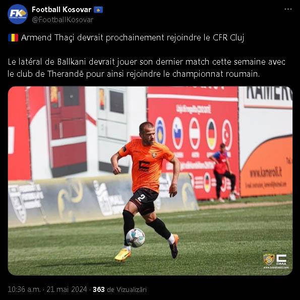 Cine îl va înlocui pe Cristi Manea al CFR Cluj