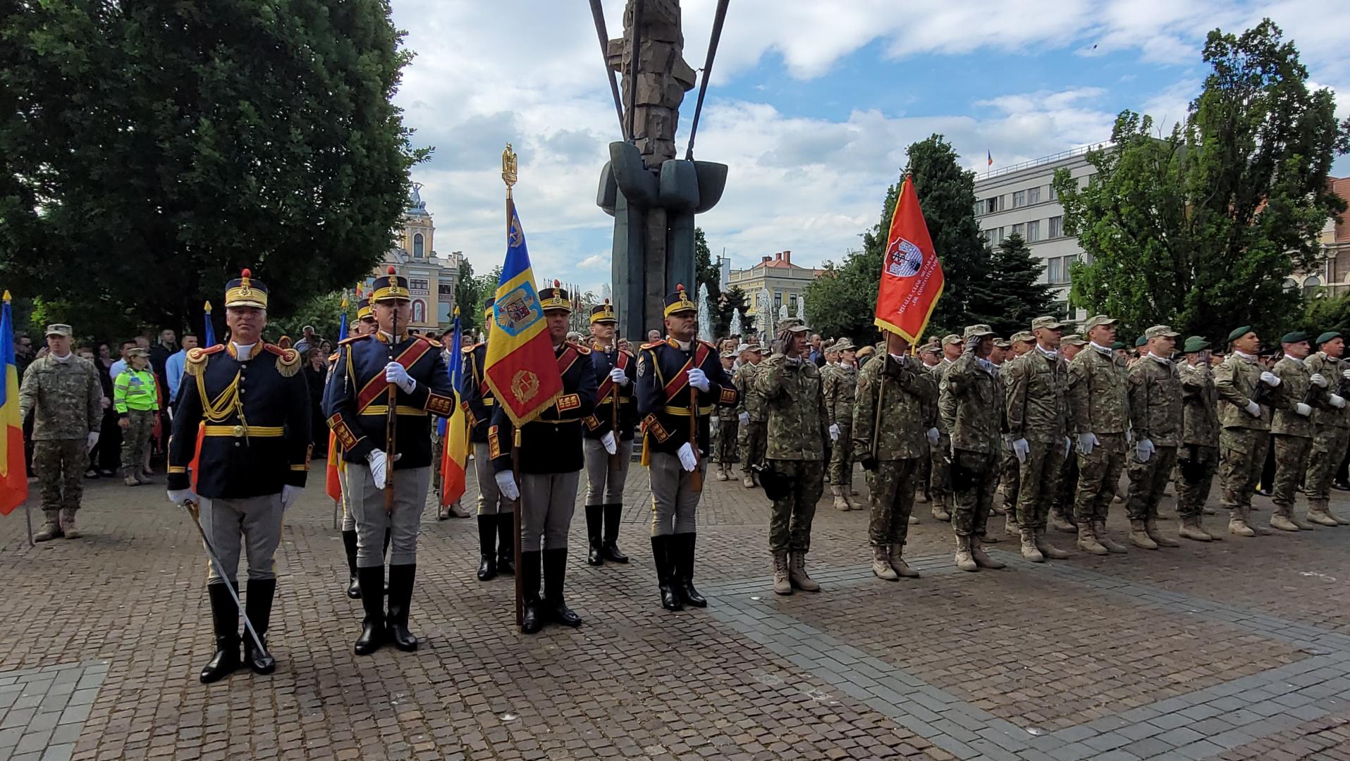 Spitalul Militar din Cluj-Napoca a primit Drapelul de Luptă