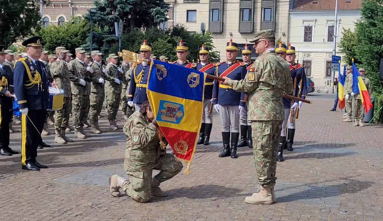 Spitalul Militar din Cluj-Napoca a primit Drapelul de Luptă