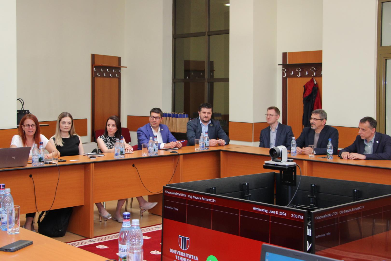 Delegația NXP Semiconductors România, în vizită la Universitatea Tehnică din Cluj-Napoca