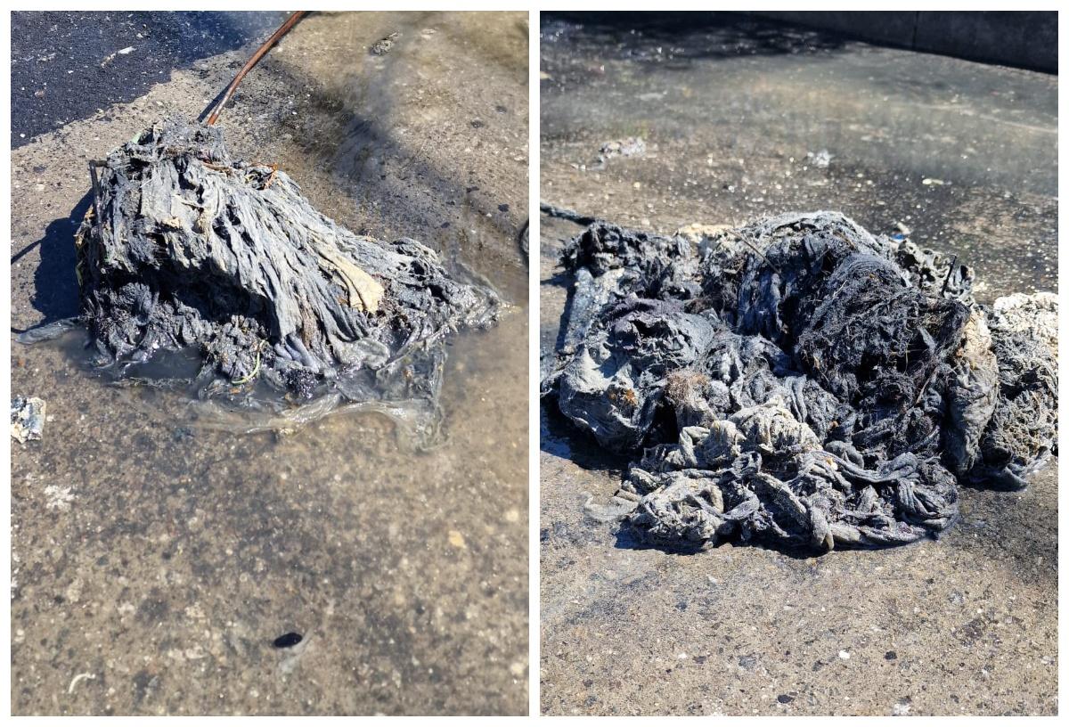 Ce au descoperit cei de la Compania de Apă într-un canal din Florești: "Nu au ce căuta în rețeaua de canalizare"