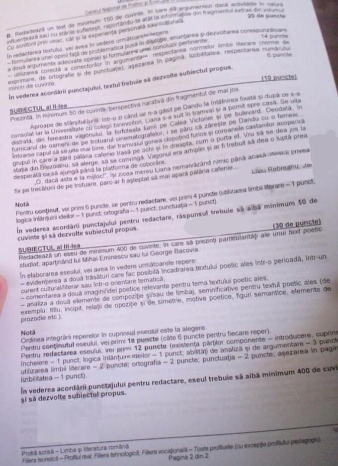 BAC de toamnă 2024: Ce subiecte au primit elevii la Limba și literatura română. Sute de elevi au susținut examenul la Cluj