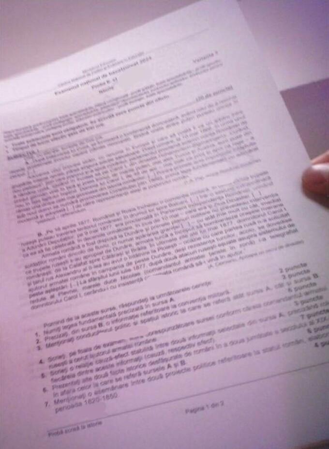 Bacalaureat 2024 de toamnă. Care au fost SUBIECTELE primite la Istorie