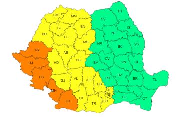 Au fost emise noi atenționări Cod Portocaliu și Galben de caniculă! Vizat și Clujul