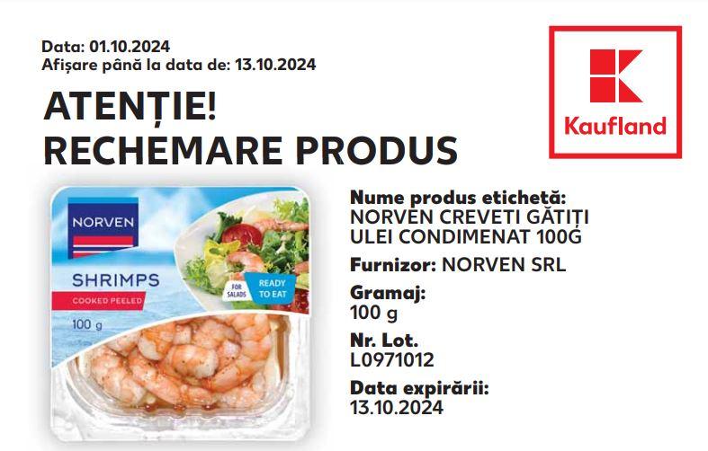 ALERTĂ ALIMENTARĂ! Două produse cu Listeria, retrase de Kaufland. Cei care le-au cumpărat, să le returneze urgent