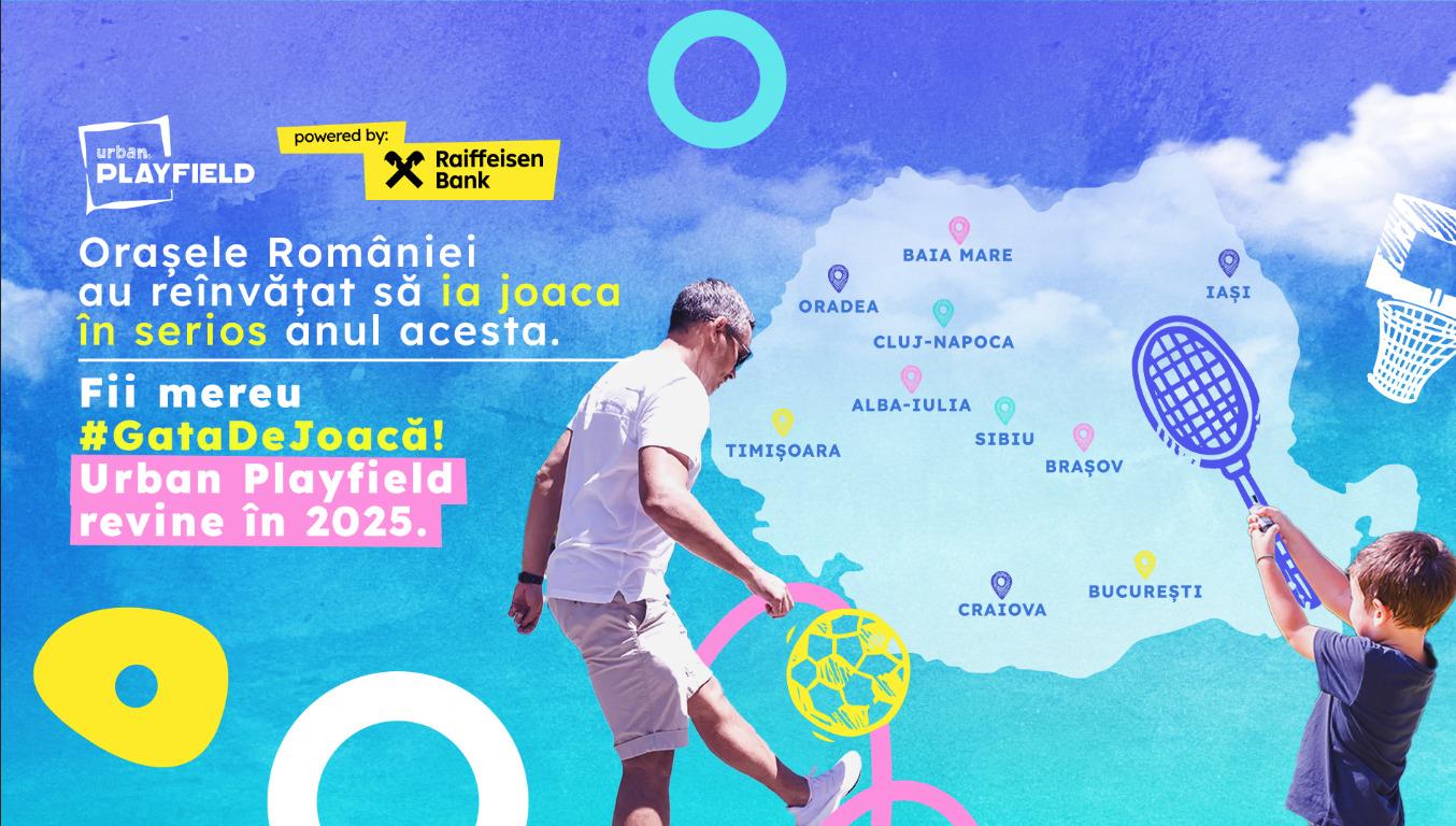 De la Cluj în toată țara / Prima ediție Urban Playfield și-a încheiat turul național și a convins peste 40.000 de români să facă sport