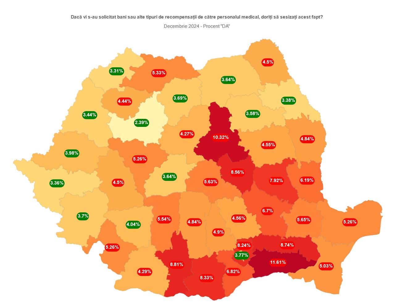 HARTA ȘPĂGII din spitale: Pe ce loc se clasează Clujul