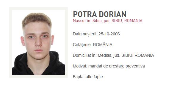 Horaţiu Potra, fiul său şi încă o rudă, căutați de Poliție. Au fost dați în urmărire generală