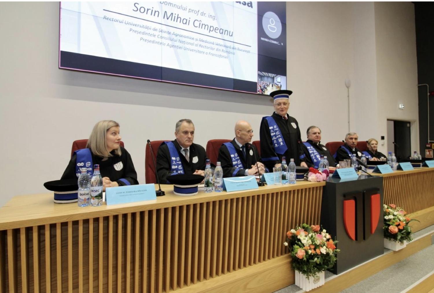 Prof. dr. ing. Sorin Mihai Cîmpeanu a primit titlul de Doctor Honoris Causa al Universității Tehnice din Cluj-Napoca