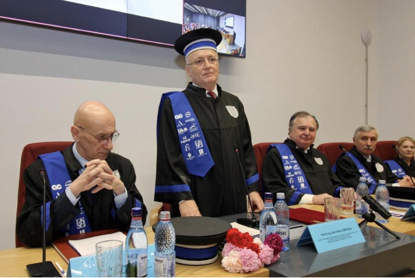 Prof. dr. ing. Sorin Mihai Cîmpeanu a primit titlul de Doctor Honoris Causa al Universității Tehnice din Cluj-Napoca
