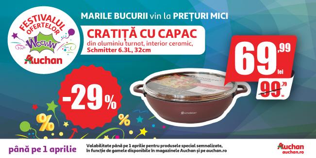 Prețuri incredibile la Auchan! Festivalul Ofertelor Wooww continuă cu reduceri uimitoare! 
