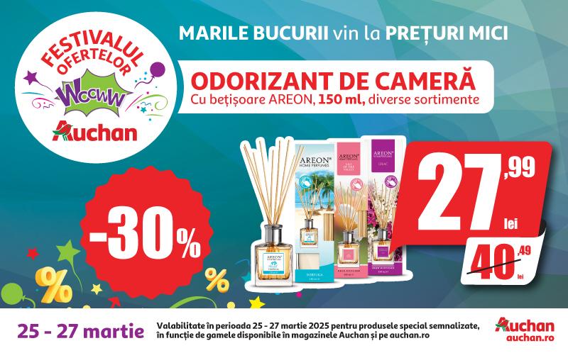 Cumpărături la prețuri mici! Auchan continuă Festivalul Reducerilor Wooww cu oferte irezistibile!