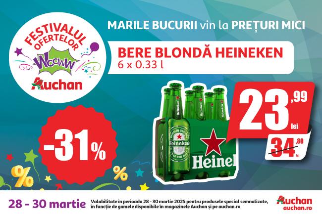 Prețuri de neratat la Auchan! Festivalul Reducerilor Wooww continuă în forță!