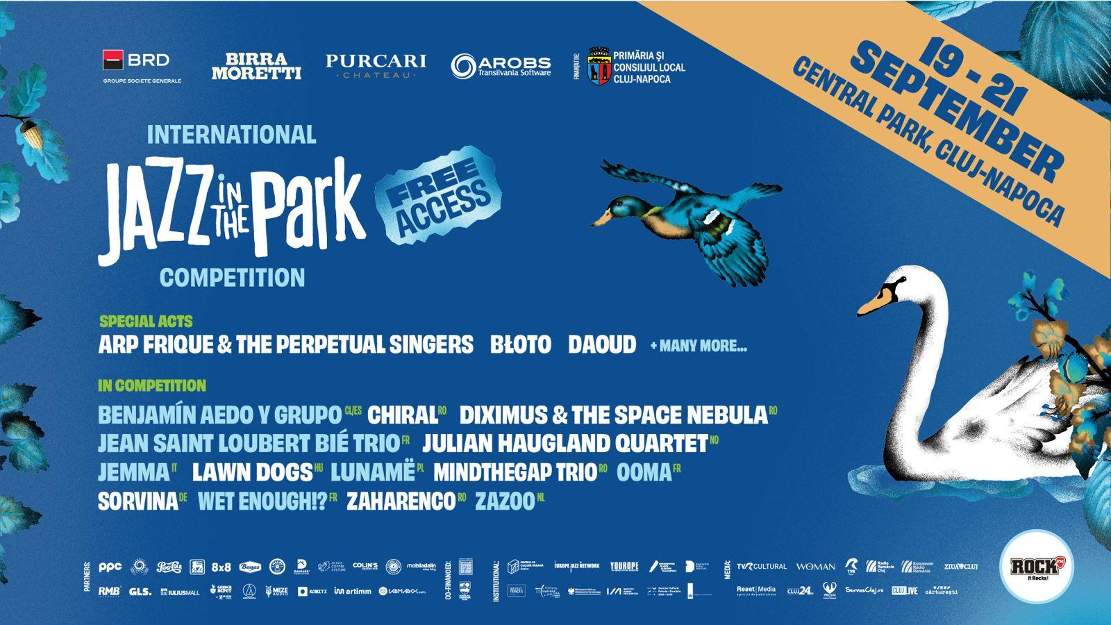 Headlinerii care închid serile la a VIII-a ediție Jazz in the Park Competition