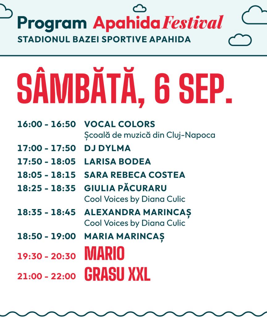 Apahida Festival 2025 – Sărbătoarea comunității, 5-7 septembrie