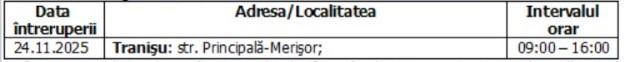 Întreruperi planificate în alimentarea cu energie electrică din județul Cluj