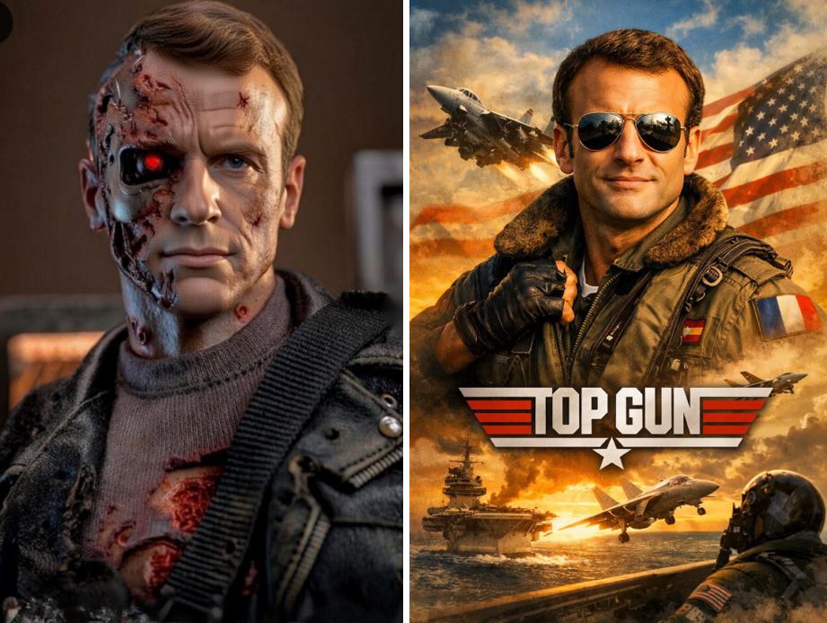 &rdquo;James Bond&rdquo; de Franța! Macron face furori pe rețelele de socializare cu ochelarii de soare tip aviator