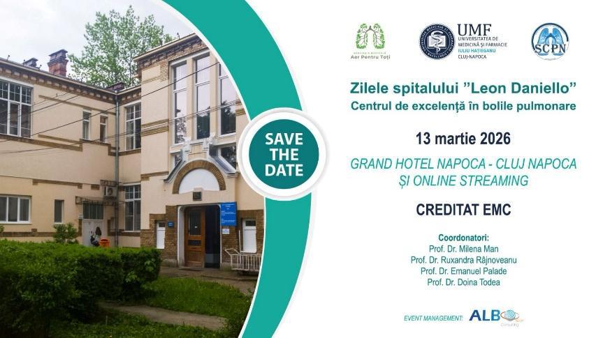 Specialiști din &icirc;ntreaga regiune se reunesc la &bdquo;Zilele Spitalului Leon Daniello&rdquo;, eveniment dedicat inovației &icirc;n bolile pulmonare
