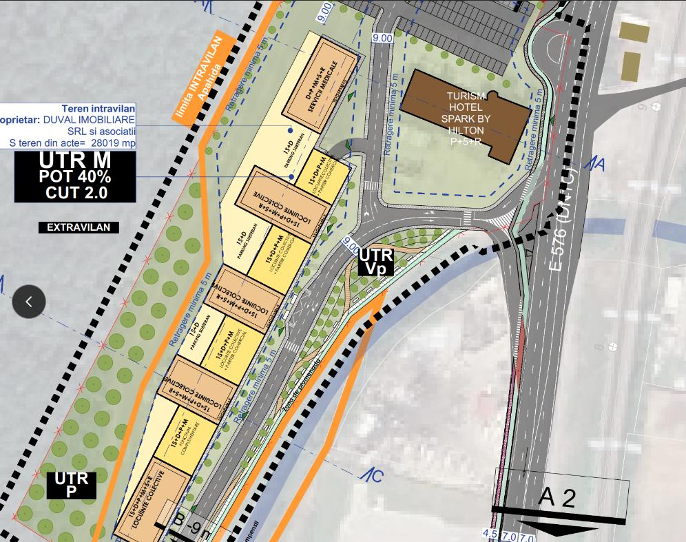 Proiect imobiliar care să lege Apahida cu Jucu. De ce a fost RESPINS de urbaniștii clujeni