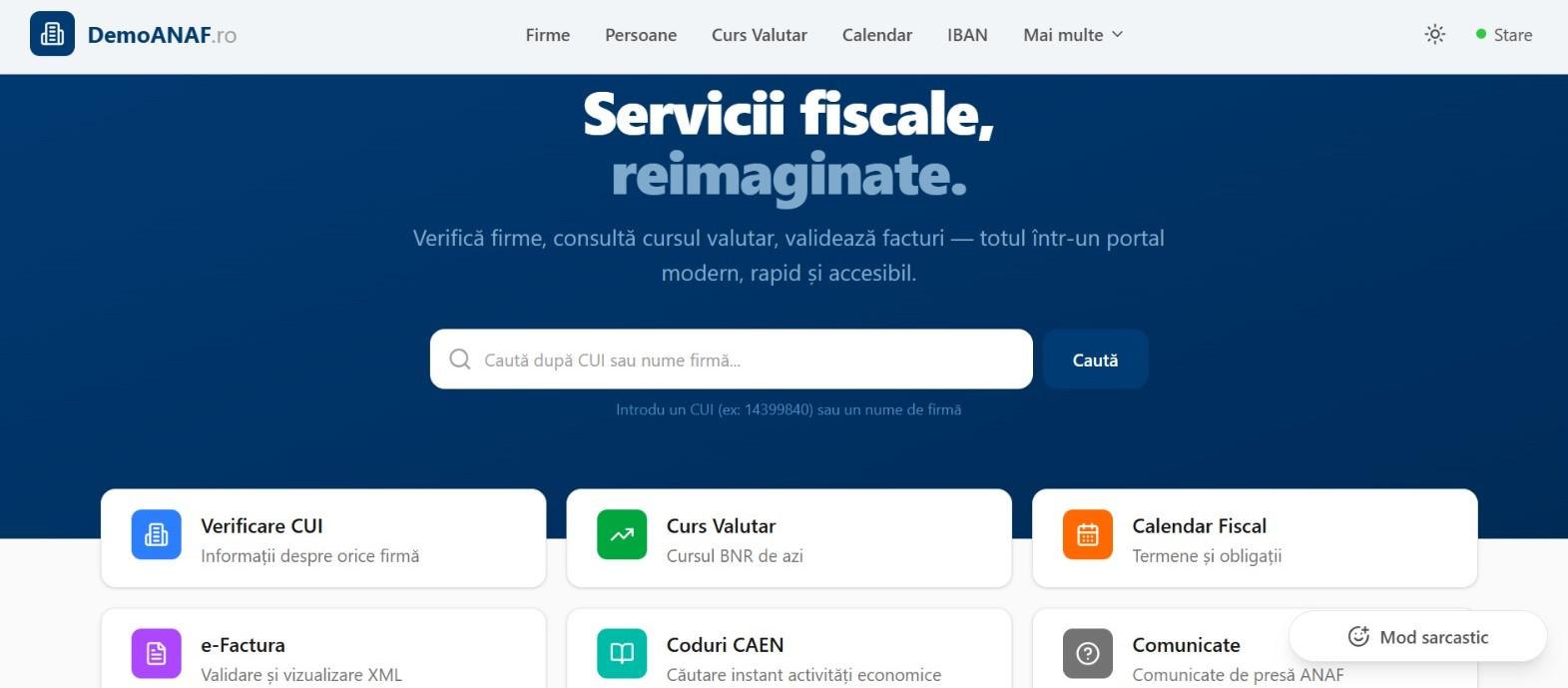 &bdquo;&Icirc;ți vine să te sinucizi &icirc;n 3 secunde&rdquo; &mdash; un antreprenor clujean explică cum a dus frustrarea interacțiunii cu statul la refacerea site-ului ANAF &icirc;n do