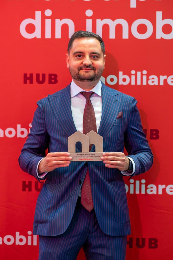 Investa Imobiliare, desemnată &bdquo;Agenția nouă a anului 2025 &icirc;n Rom&acirc;nia" la gala Imobiliare.ro Awards