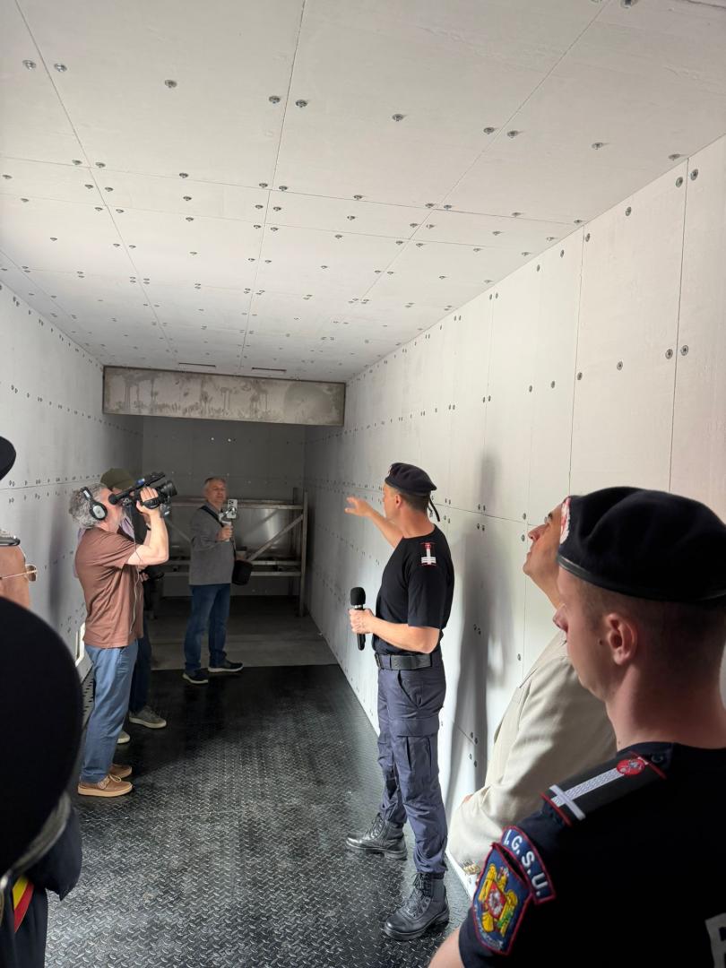 Container de antrenament pentru incendii la Cluj, investiție de peste 1 milion de lei: temperaturile ajung p&acirc;nă la 1200&deg;C