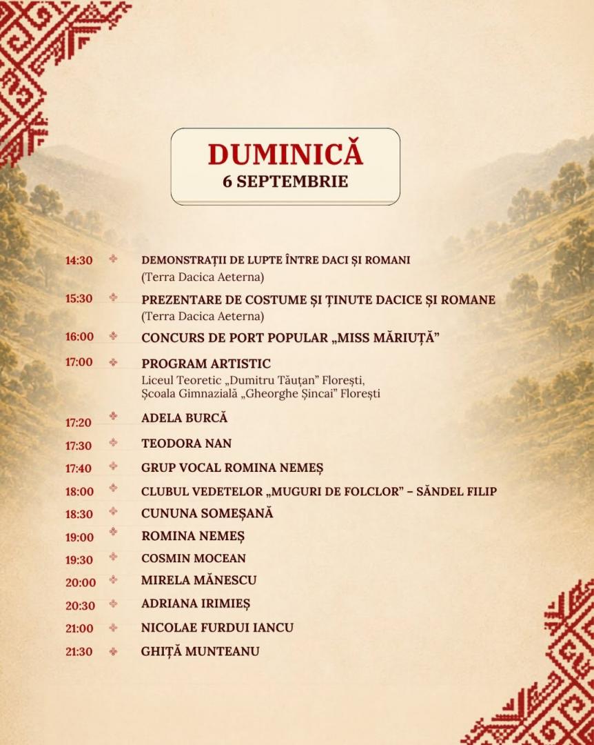 4-6 septembrie, Parcul Poligon din Florești: Festivalul &bdquo;Rom&acirc;nia Cea Frumoasă&rdquo; / VEZI programul pe zile