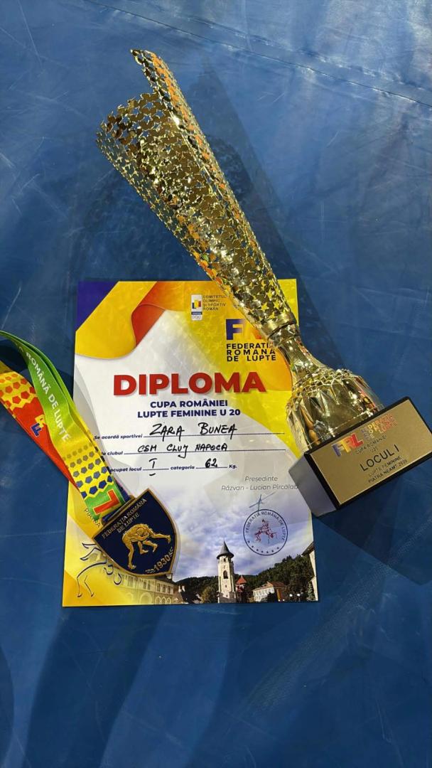 Cinci victorii și Zara Bunea c&acirc;știgă Cupa Rom&acirc;niei U20 la doar 16 ani