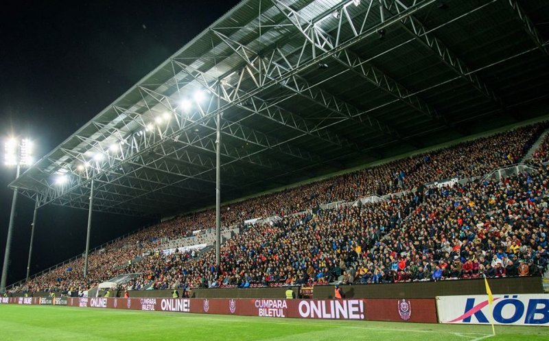 Derby-ul CFR-FCSB se va juca cu casa închisă. 900 de stelişti, aşteptaţi la Cluj