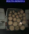 Controale împotriva delictelor silvice la Cluj. Două maşini cu lemne, confiscate
