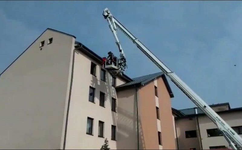 Incendiu cu victime la un hotel-restaurant. Exerciţiu ISU Cluj