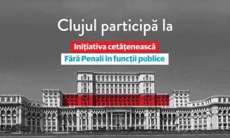 Fără penali în funcţii publice! Clujenii, chemaţi să dea semnături