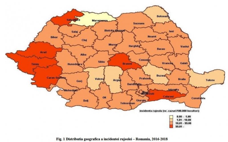 Peste 200 de noi cazuri de rujeolă confirmate doar în ultima săptămână